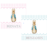 Stickers cuad. Peter Rabbit 16u Pers